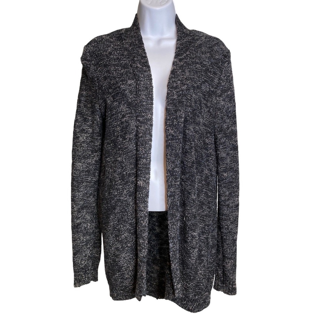 J. CREW Womens Marled Knit Oversized Open Front Cardigan Sweater Sz S Chunky